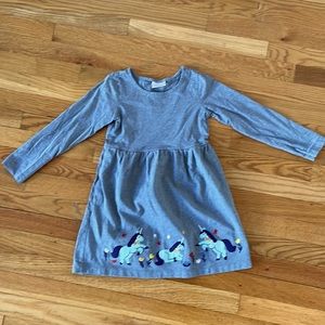 Hanna Andersson cotton dress with unicorns